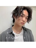 韓国マッシュセンターパートニュアンスマッシュサイドパート渋谷