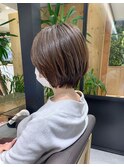 ひし形ショートボブ