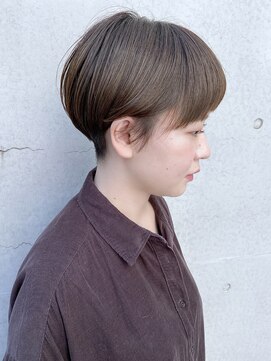 モリオフロムロンドン 松戸店(Morio from London) 【松戸　ムラマツ】前髪あり　オリーブ　マッシュショート