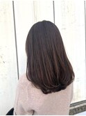 髪質改善ストレート アッシュベージュ
