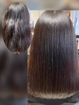 ダブルオーバイオーバーレイ 武蔵新城(w/o by Overlay)&nbsp;自然に仕上がる縮毛矯正【施術例】〔武蔵新城〕〔縮毛矯正〕