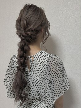 シピ(chipie)の写真/【♯久屋大通徒歩3分♯16:30－21:40オープン】毎日繰り返すヘアセットでも、髪を傷めないセットを実現！