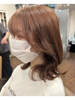 わかはやし美容室 本店&nbsp;ピンクベージュ＋インナー