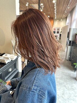 アットラップレーヴ(attrape-reve) 20代30代★ゆるふわ♪大人かわいい☆オレンジブラウン☆