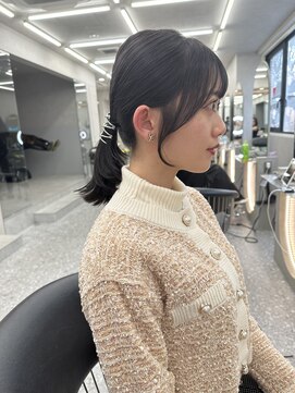 ロンド マーレ 天神大名店(Lond mare) イメチェン/チェリーブラウン/フェミニン/ダークアッシュ/束感