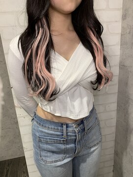 アフィナー(Afinar) シールエクステ/ホワイトピンク