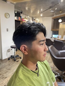 スノードロップ 高円寺店(Snowdrop) アップバング/ツーブロックマッシュ/束感/波巻き