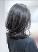 黒髪×レイヤーロブ