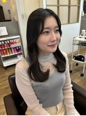 センターバング×くびれ韓国巻き2023/11/18