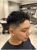 スキンフェードショートスタイル