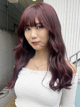 ロア 福岡天神本店(LORE) ダブルカラーミルクティーベージュカラーショートボブブリーチ