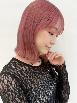 ソア 並木坂(Soa) 韓国ボブ/切りっぱなしボブ/タッセルボブ/透明感カラー/Minori