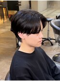 韓国風ニュアンスパーマでつくる毛流れセンターパート