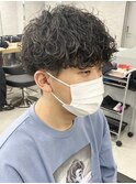 波巻きパーマ(新宿/マッシュ/スパイラル/無造作ヘア)