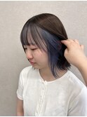 フェイスフレーミングブルー
