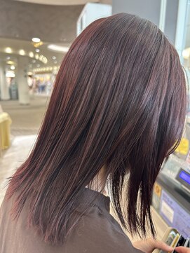 ヘアーアンドビューティーショップ エボルティー(hair&beauty shop EvoLuty) ピンクブラウン