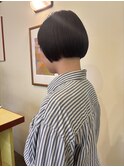 〈浅草 半個室〉地毛風カラー/コロンとミニボブ