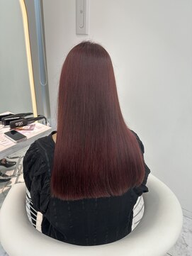 ロンドルピナス 小倉(Lond Lupinus) ミディアムヘア暗めカラー/デザインカラー/フェイスフレーミング