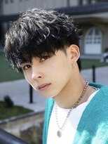 ゴート(GOATO)&nbsp;レイヤーマッシュ　黒髪　波巻き