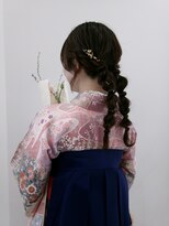 ジュール(JOULE'S)&nbsp;ふんわりツインアレンジ/卒業式ヘアセット