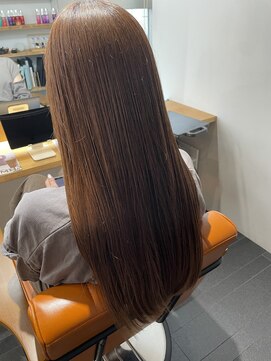 アリアツイン バイ エクラート 池袋西口店(ARiA TWiN by ECLART) キャメルベージュ　髪質改善