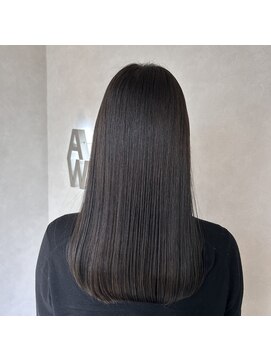 エーバイフー 江坂店(A BY WHO) A BY WHO江坂/ブルージュ/ツヤ髪スタイル