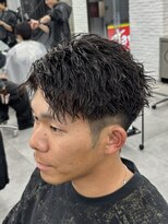 オーバルバイアピッシュ(OVARL by apish)&nbsp;ツイスパ/メンズショートパーマ/縦落ちパーマ