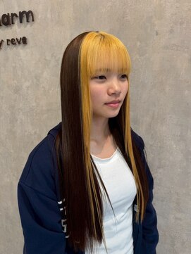 ブリッツ レボ(BLITZ-REVO) ピンクベージュ/アンブレラカラー/クールショート/前髪/柏駅