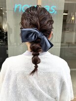 ナウアズ(now as.)&nbsp;編みおろしhair arrange【yuki】【now as.明石】