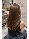 ロングレイヤーカット×髪質改善×名駅