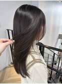 ★ブリーチなしチョコレートブラウンラテグレージュ夏カラー