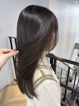 ヌープヘアーアイス(NUUP.hair ici) ★ブリーチなしチョコレートブラウンラテグレージュ夏カラー
