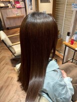 ヘアーショップ エヌアンドエー 越谷店(hair shop N&A) 髪質改善で叶える艶ストレートロング