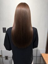 ヌーク(nook) カット+髪質改善美髪ストレート