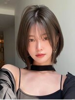 ロッソ 大橋店(Rosso) ブラウンのすっきりレイヤーボブ【大橋】