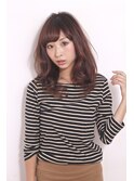 アンニュイカール　　ピンクブラウン