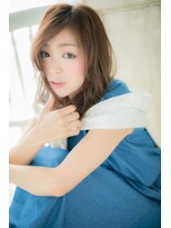 モッズ ヘア 福岡姪浜店(mod's hair) *mod's姪浜*…女っぽカジュアル☆抜け感セミディc