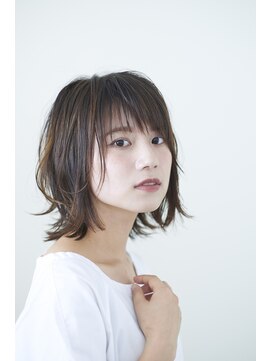 アトリエイトワ(atelier ittowa) くびれヘア/ハイライトカラー/アプリコットオレンジ/美髪/458