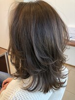 アチーブ ヘア デザイン(achieve hair design)&nbsp;無造作ふんわり小顔レイヤー立体感 ナチュラルベージュ