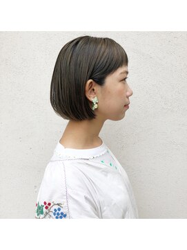 フェンヘアーアイス 中目黒(Fen.hair ici) ボブ 切りっぱなしボブ ダブルカラー