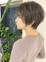 【三ツ木一生】ゆったりとしたショートボブ　黒髪