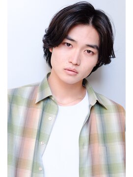 ラレイ(Lalei) 【ささき】かき上げサイドパート×ニュアンスパーマ