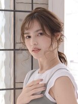 ロアー 葛西店(RAWR hair)&nbsp;【RAWR】大人ゆるポニー_ロングヘアアンジ