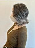 シルバーブロンドバレイヤージュ