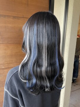 ヘア サークル ジープ 石井店(hair circle geep) 【個性派デザインにも★】ハイライトシールエクステ