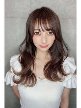 クーエフー(coo et fuu) 10代20代30代40代50代 前髪　ゆるふわロングヘアー　藤沢