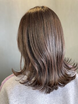 シャトン(chaton) モノグレージュ/大人女子/外ハネ