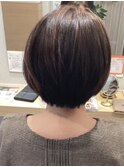 40代50代にオススメナチュラルショートボブ