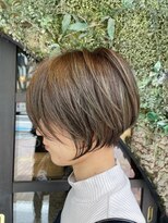 バーシャミ ヘアーアンドスパ(Baciami Hair&Spa) 【抜け感ショートボブ】