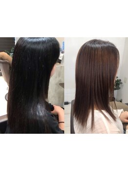 ダメージレスで自然な仕上がりが叶う似合わせ縮毛矯正◆自然なストレートを求めている方に大好評♪